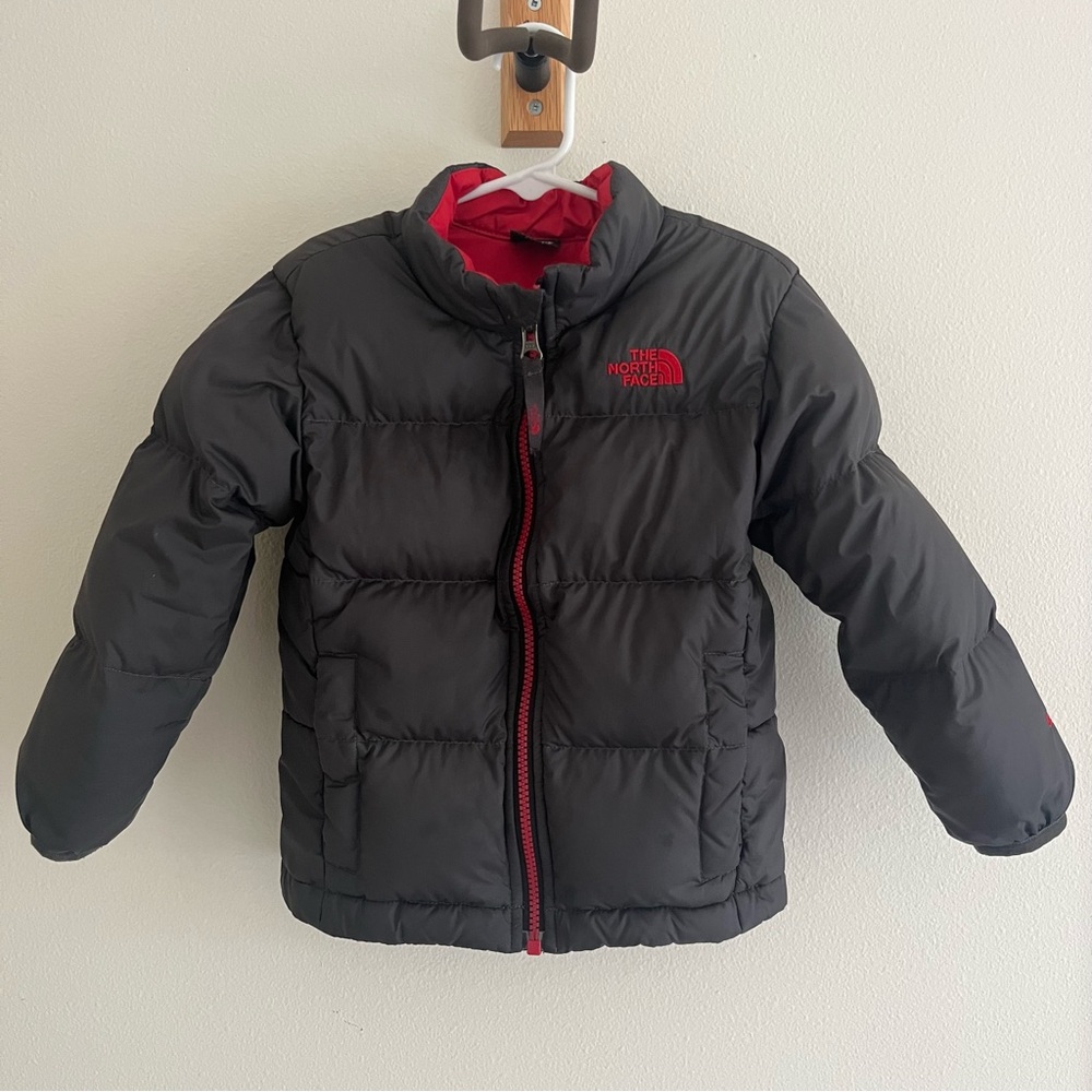The North Face Grey Puffer Jacket 4T